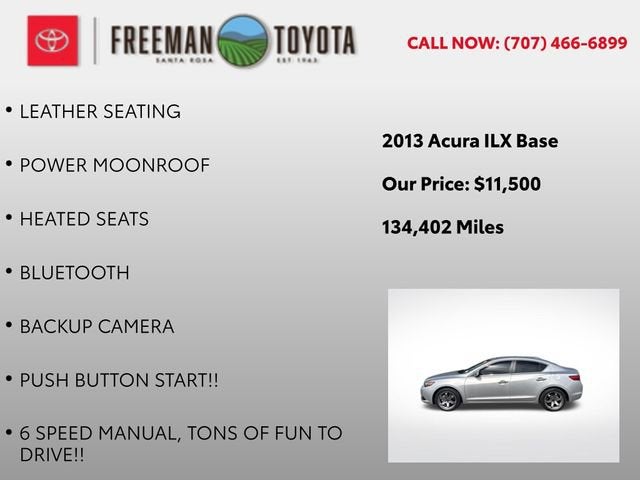 2013 Acura ILX 4dr Sdn 2.4L Premium Pkg