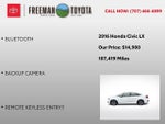 2016 Honda Civic Sedan 4dr CVT LX