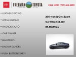 2019 Honda Civic Sedan Sport CVT