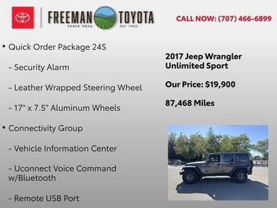 2017 Jeep Wrangler Unlimited Sport 4x4