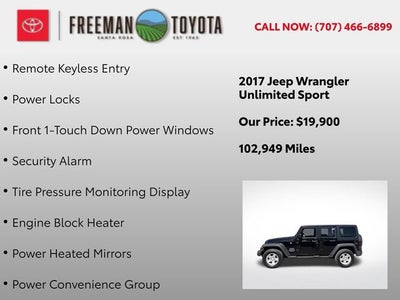 2017 Jeep Wrangler Unlimited Sport 4x4
