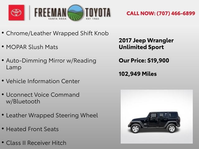 2017 Jeep Wrangler Unlimited Sport 4x4