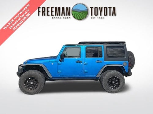 2016 Jeep Wrangler Unlimited 4WD 4dr Sport