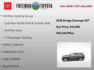 2018 Dodge Durango SXT AWD