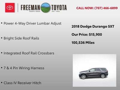 2018 Dodge Durango SXT AWD