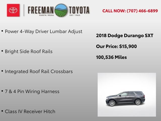 2018 Dodge Durango SXT AWD