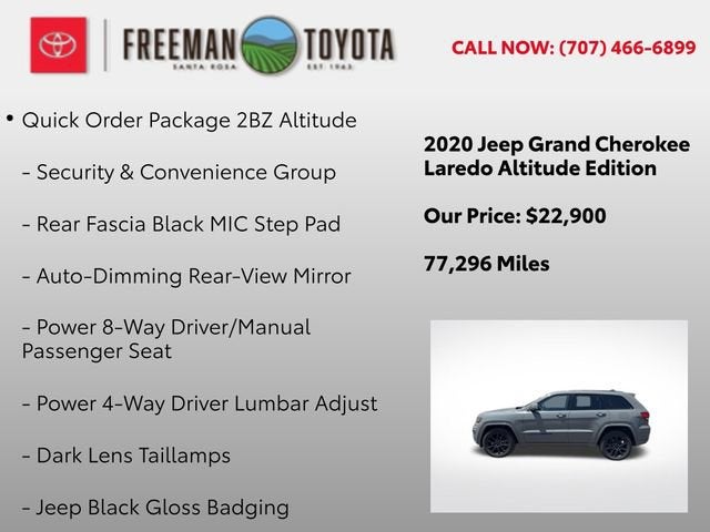 2020 Jeep Grand Cherokee Altitude 4x4