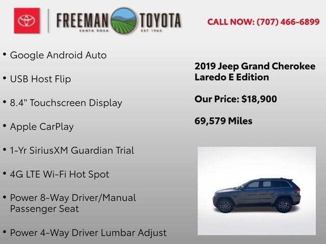 2019 Jeep Grand Cherokee Laredo E 4x4