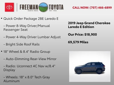 2019 Jeep Grand Cherokee Laredo E 4x4