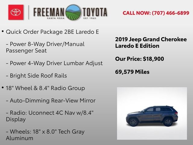 2019 Jeep Grand Cherokee Laredo E 4x4