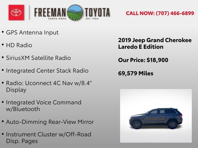 2019 Jeep Grand Cherokee Laredo E 4x4