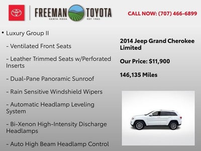 2014 Jeep Grand Cherokee 4WD 4dr Limited