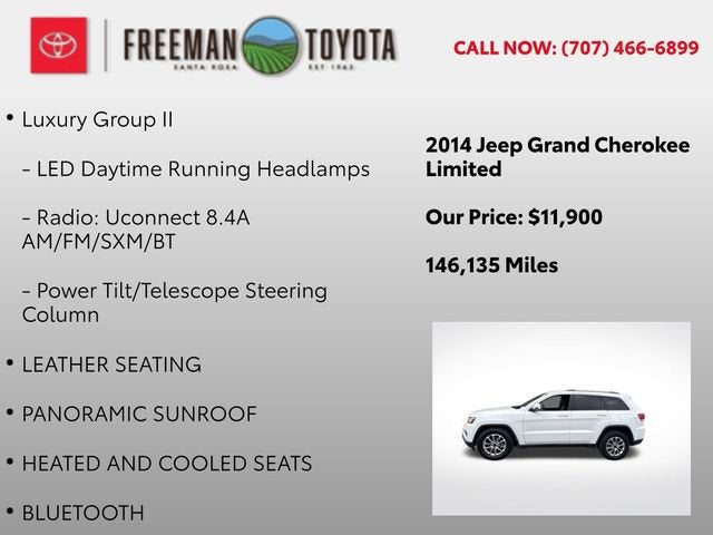 2014 Jeep Grand Cherokee 4WD 4dr Limited