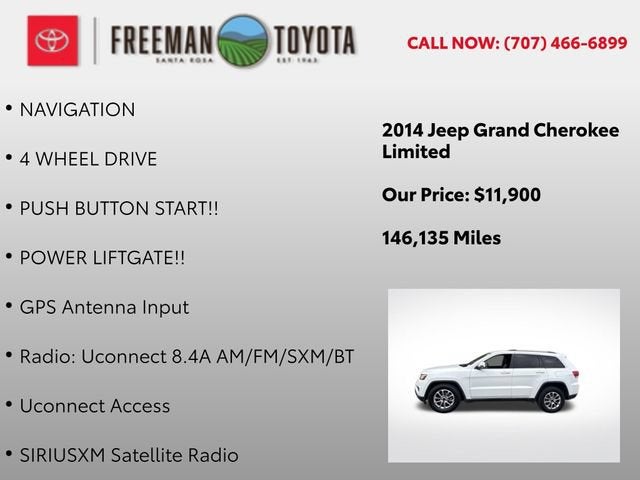 2014 Jeep Grand Cherokee 4WD 4dr Limited