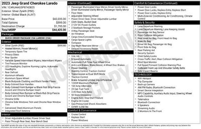 2023 Jeep Grand Cherokee Laredo 4x4