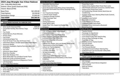 2024 Jeep Wrangler 4xe Rubicon 4x4