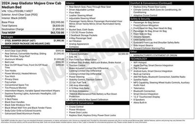 2024 Jeep Gladiator Mojave 4x4