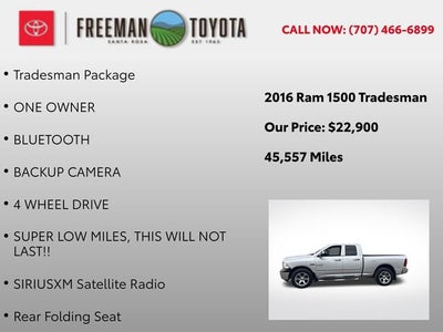 2016 RAM 1500 4WD Quad Cab 140.5 Tradesman