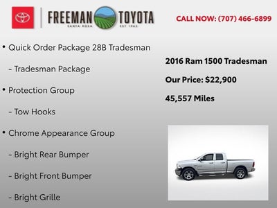 2016 RAM 1500 4WD Quad Cab 140.5 Tradesman