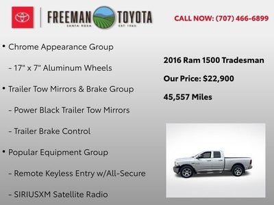 2016 RAM 1500 4WD Quad Cab 140.5 Tradesman