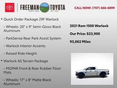 2021 RAM 1500 Classic Warlock 4x4 Quad Cab 6'4 Box