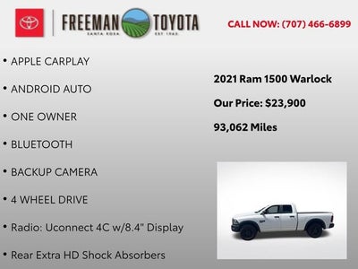 2021 RAM 1500 Classic Warlock 4x4 Quad Cab 6'4 Box