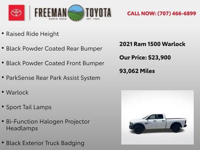 2021 RAM 1500 Classic Warlock 4x4 Quad Cab 6'4 Box