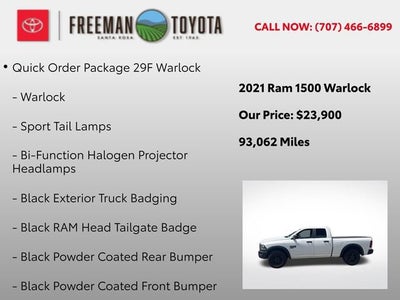 2021 RAM 1500 Classic Warlock 4x4 Quad Cab 6'4 Box