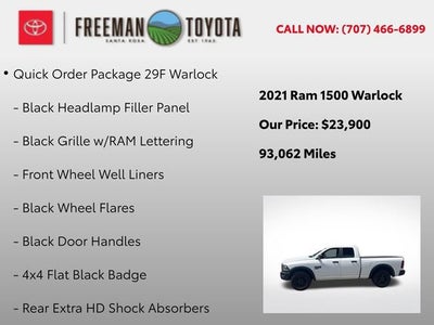 2021 RAM 1500 Classic Warlock 4x4 Quad Cab 6'4 Box