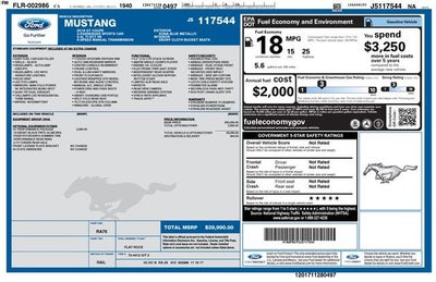 2018 Ford Mustang GT Fastback