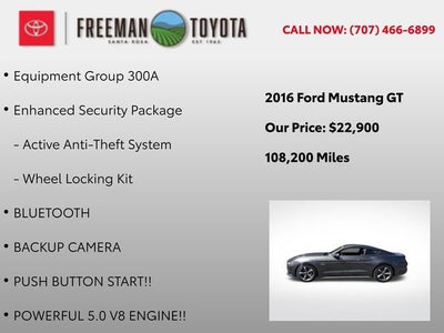 2016 Ford Mustang 2dr Fastback GT