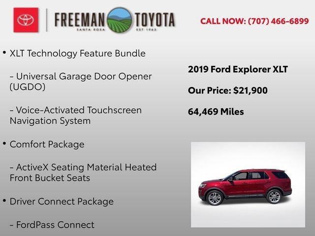 2019 Ford Explorer XLT FWD