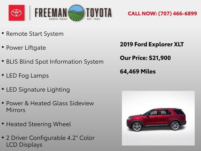 2019 Ford Explorer XLT FWD