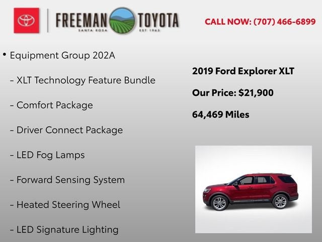 2019 Ford Explorer XLT FWD
