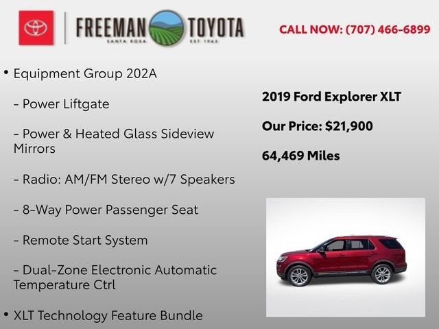 2019 Ford Explorer XLT FWD