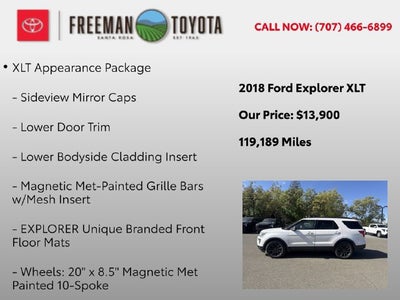 2018 Ford Explorer XLT 4WD