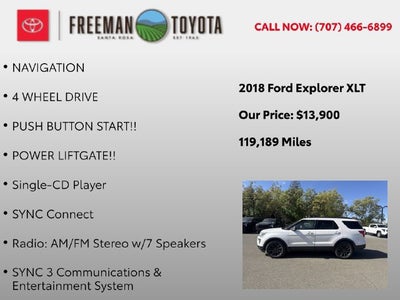 2018 Ford Explorer XLT 4WD