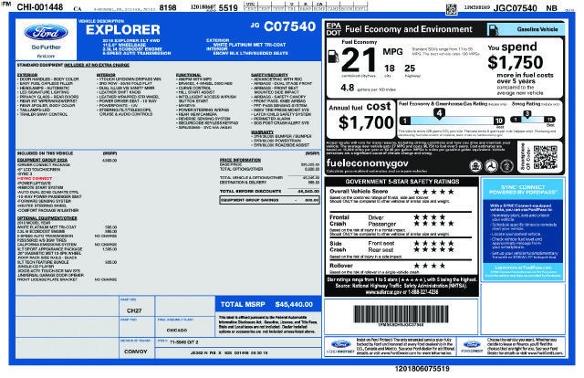 2018 Ford Explorer XLT 4WD