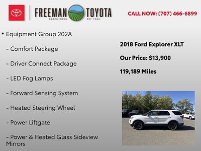 2018 Ford Explorer XLT 4WD