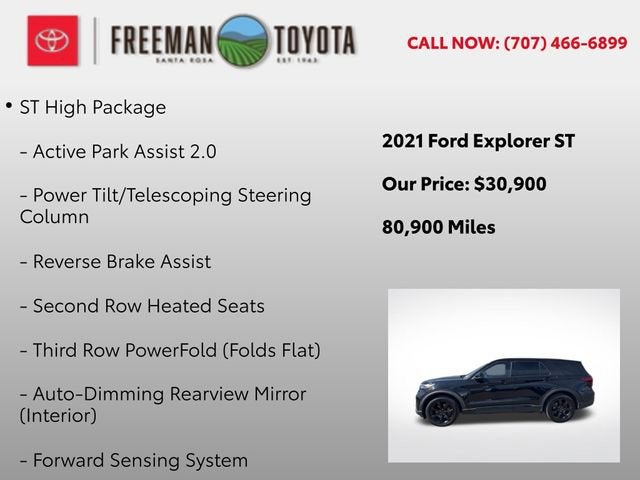 2021 Ford Explorer ST 4WD