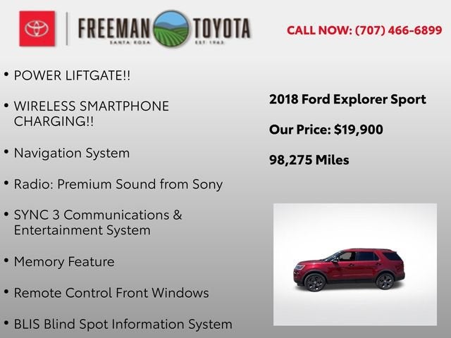 2018 Ford Explorer Sport 4WD