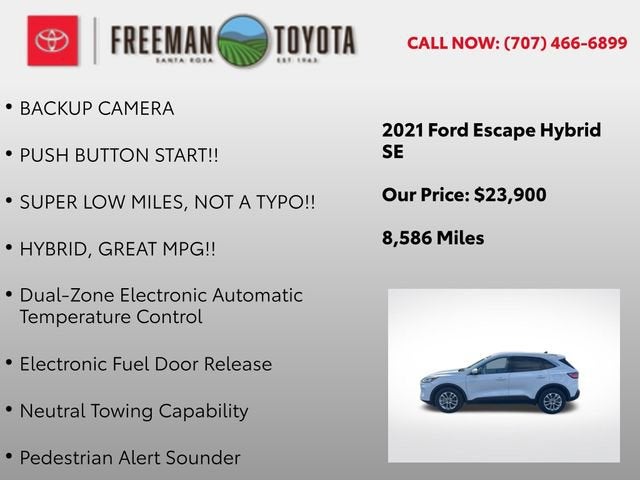 2021 Ford Escape SE Hybrid FWD