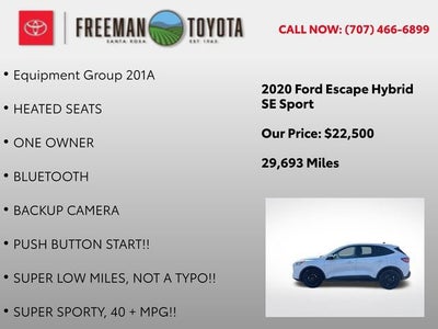 2020 Ford Escape SE Sport Hybrid FWD