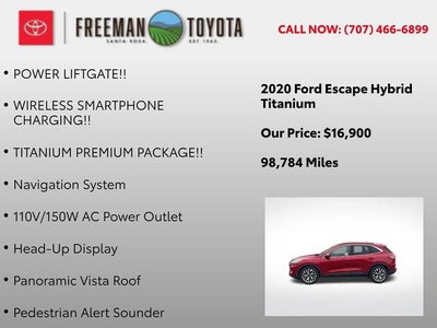 2020 Ford Escape Titanium Hybrid FWD