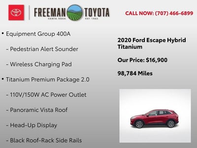 2020 Ford Escape Titanium Hybrid FWD