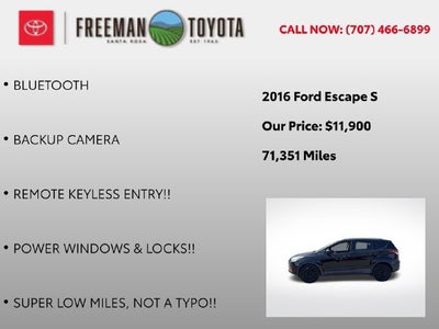 2016 Ford Escape FWD 4dr S