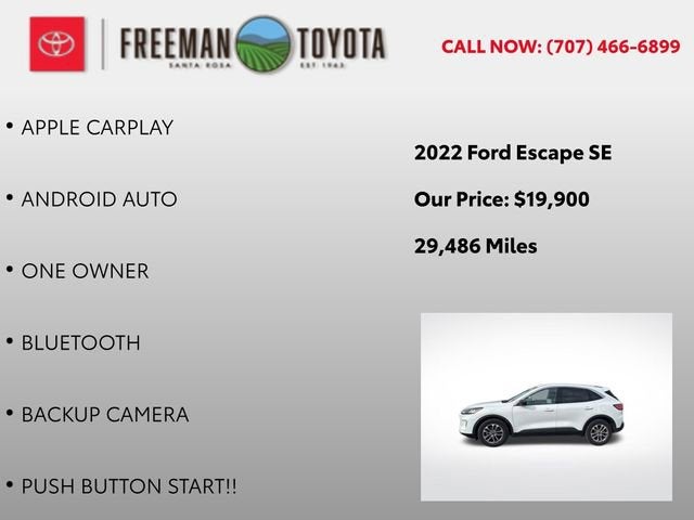 2022 Ford Escape SE FWD