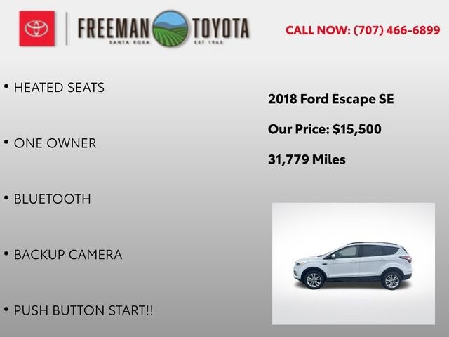 2018 Ford Escape SE FWD