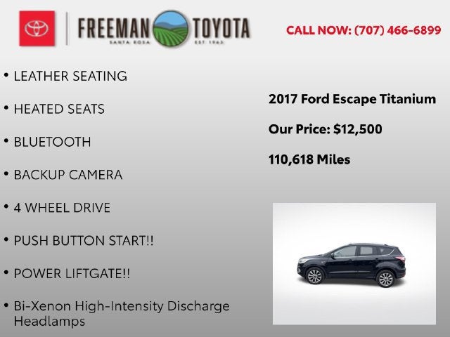 2017 Ford Escape Titanium 4WD