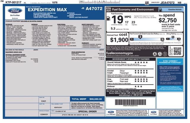 2018 Ford Expedition Max Limited 4x2